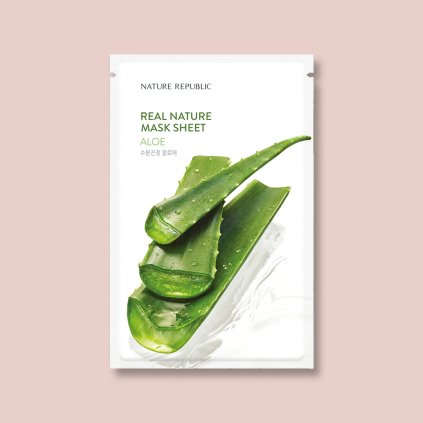 1642 2 real nature mask sheet aloe